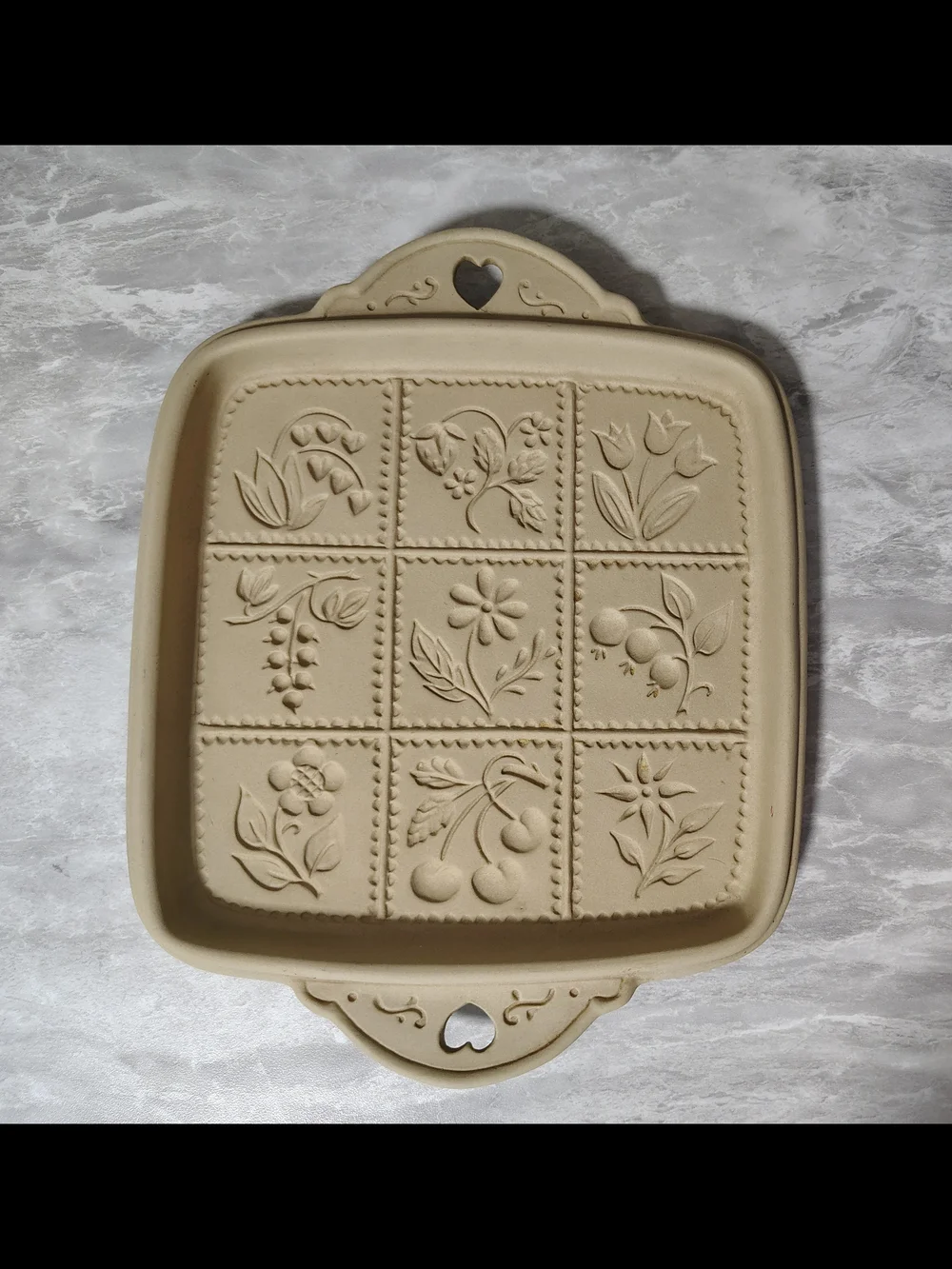 Vintage Brown Bag Cookie Art Shortbread Pan